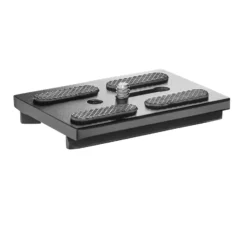 Mantona Basic TBH 3. VIII Kugelkopf – 360° Panorama Kugelkopf mit Friktion und Schnellwechselplatte, Traglast 25 kg, Höhe 12 cm, Gewicht 740 g, für Foto Stativ, DSLR und DSLM Kamera