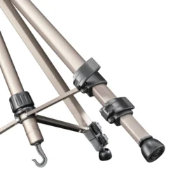 Mantona Basic Travel Pro III Fotostativ 63-168 cm max. 3 kg Aluminium Dreibein Videostativ mit Schnellwechselplatte und Tasche