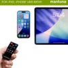 Mantona Bluetooth Fernbedienung "Selfie" für Apple iPhone/iPad/iMac/iOS/Musik/Kamera/Bildschirm