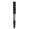 Mantona Einbeinstativ Pro ONE 165C aus ultraleichtem Carbon schwarz, Stativ höhenverstellbar 44-165 cm, praktische Schaumstoffummantelung & Handschlaufe, kompakt & belastbar mit Zubehör
