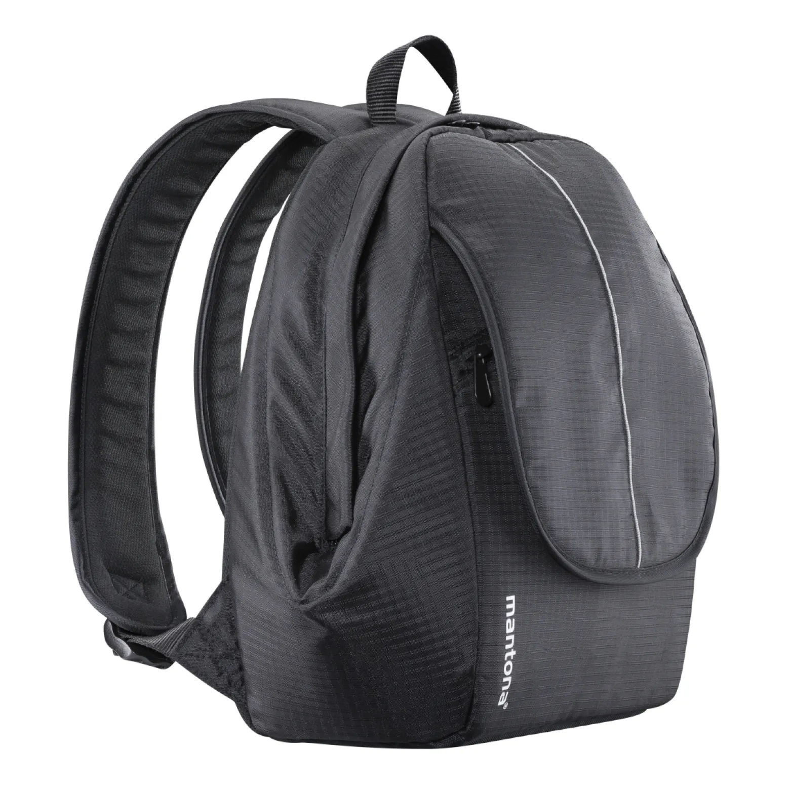 Mantona Elements 10 Outdoor Fotorucksack, leichter Kamerarucksack für DSLR & Systemkameras, Fototasche mit flexibler Innenaufteilung, Tablet-Fach, Organizer-Fach