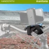 Mantona Fahrradbefestigung und Tischstativ - 65 x 40 x 20 mm - 1/4" / Alu - kompatibel mit GoPro Hero 11 10 9 8 7 6 5 4 3+ 3 2 1, Session und andere Action Cams, Kompaktkamera, Smartphone