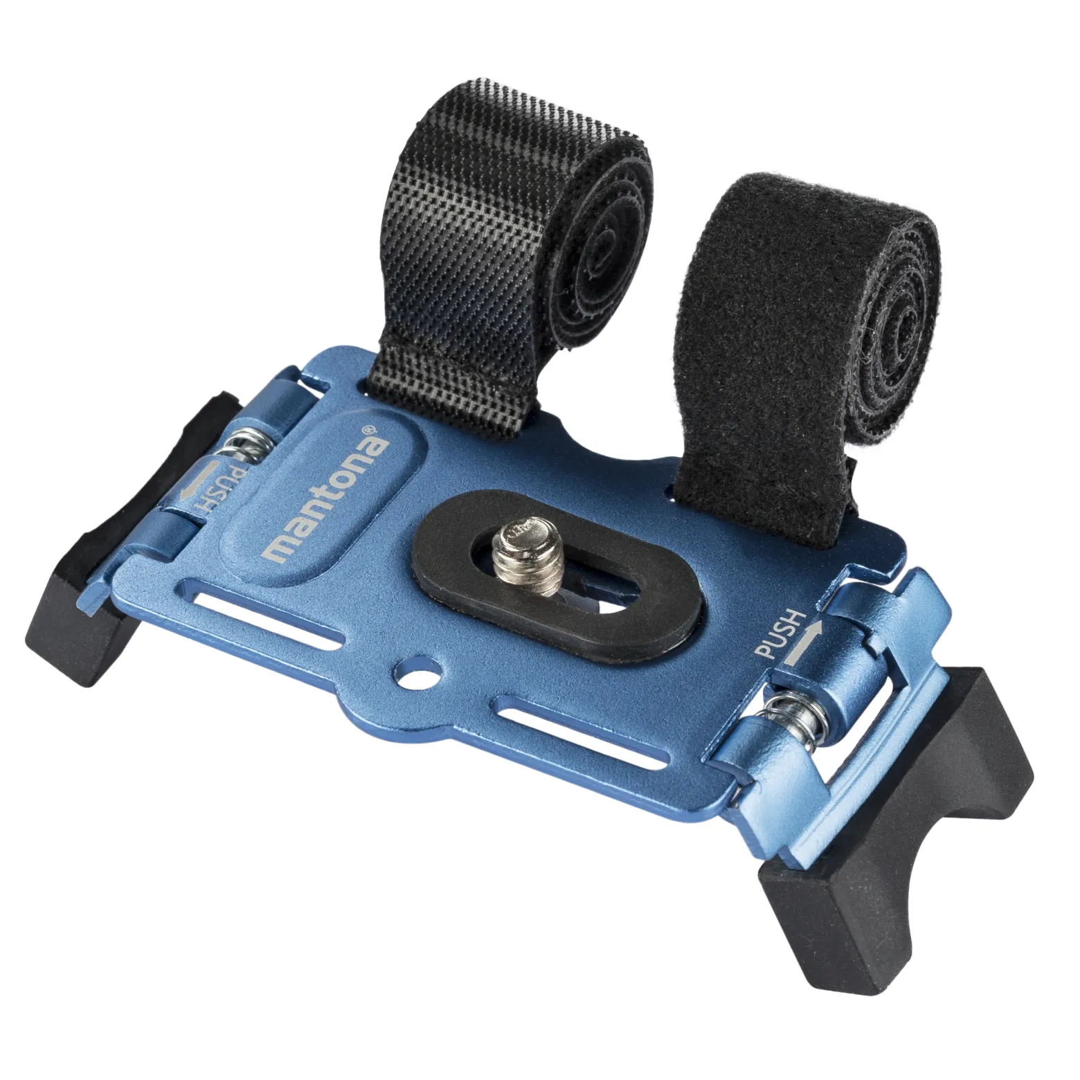 Mantona Fahrradbefestigung und Tischstativ - 65 x 40 x 20 mm - 1/4" / Alu - kompatibel mit GoPro Hero 11 10 9 8 7 6 5 4 3+ 3 2 1, Session und andere Action Cams, Kompaktkamera, Smartphone