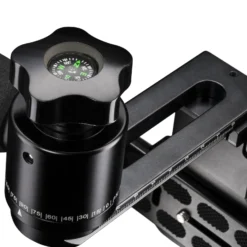 Mantona Gimbal TK-II Stativkopf für Teleobjektiv bis 8 kg belastbar inkl. Schnellwechselplatte für Sport- und Naturfotografie