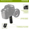 Mantona Griff kompatibel mit GoPro/Smartphone - 70 x 25 x 20 mm - mit 1/4 Zoll Gewinde - Halterung Halter Griff Handgriff für Kamera Handy - Fotozubehör Kamerazubehör