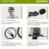 Mantona Lavalier Kondensator Mikrofon - 35 Hz-20 kHz - mit 2,8 m Kabel, Clip, Mini USB Stecker und Windschutz - kompatibel mit GoPro 3 3+ 4 - für Interviews und Reportagen