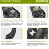 Mantona Neolit Colt Kameratasche schwarz/metallic – 220 x 200 x 140 mm – Outdoor mit Tragegurt, Polsterung, Schnellzugriff, Staubschutz, Fach – kompakt, leicht, wasserdicht – für DSLM und DSLR Kamera