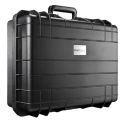Mantona Outdoor Schutzkoffer L, wasserdichter Fotokoffer 31 l , Kamerakoffer staubdicht & stoßfest, Transportkoffer mit Schaumstoffeinlagen, ideal für Kameras, Objektive & Zubehör