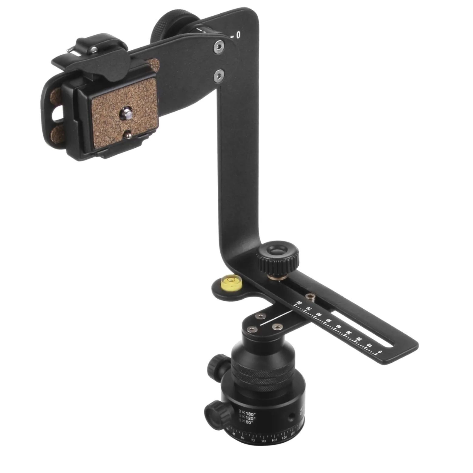 Mantona Panoramakopf mit Nodalpunkt-Adapter, Stativkopf für 360° Panoramaaufnahmen, Kugelkopf inkl. Transportkoffer, rastbarer Drehteller, Wasserwaage, perfektes Kamerazubehör