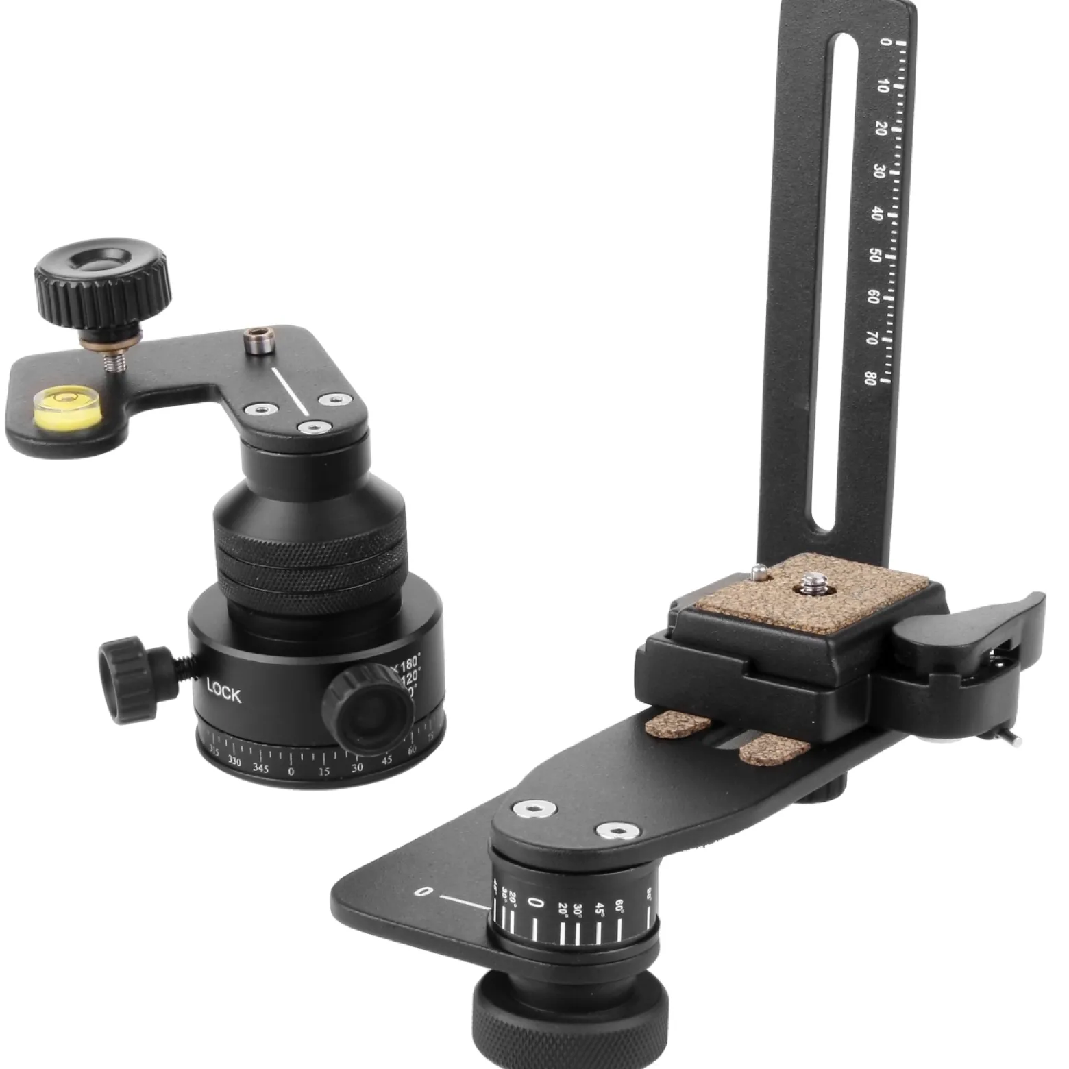 Mantona Panoramakopf mit Nodalpunkt-Adapter, Stativkopf für 360° Panoramaaufnahmen, Kugelkopf inkl. Transportkoffer, rastbarer Drehteller, Wasserwaage, perfektes Kamerazubehör