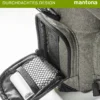 Mantona Premium Kameratasche - Passend für DSLR & DSLM Kameras mit Objektiv (inkl. Staubschutz, gepolstertem Schultergurt, Clipverschluss, anpassbarer Inneneinteilung) taupe