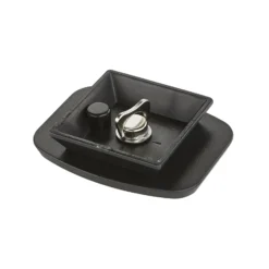 Mantona Schnellwechselplatte für Travel Pro II Stativ – Schnellwechsel Kameraplatte, 65x52x15 mm, 1/4 Zoll Kamera Anschluss, für den Neiger des Mantona Basic Travel Pro II Videostativs