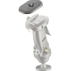 Mantona Schnellwechselplatte für ActionShot Stativkopf – Schnellwechsel Kameraplatte, 85x60x14 mm, 1/4 Zoll Kamera Anschluss, für ActionShot ActionGrip Kugelkopf