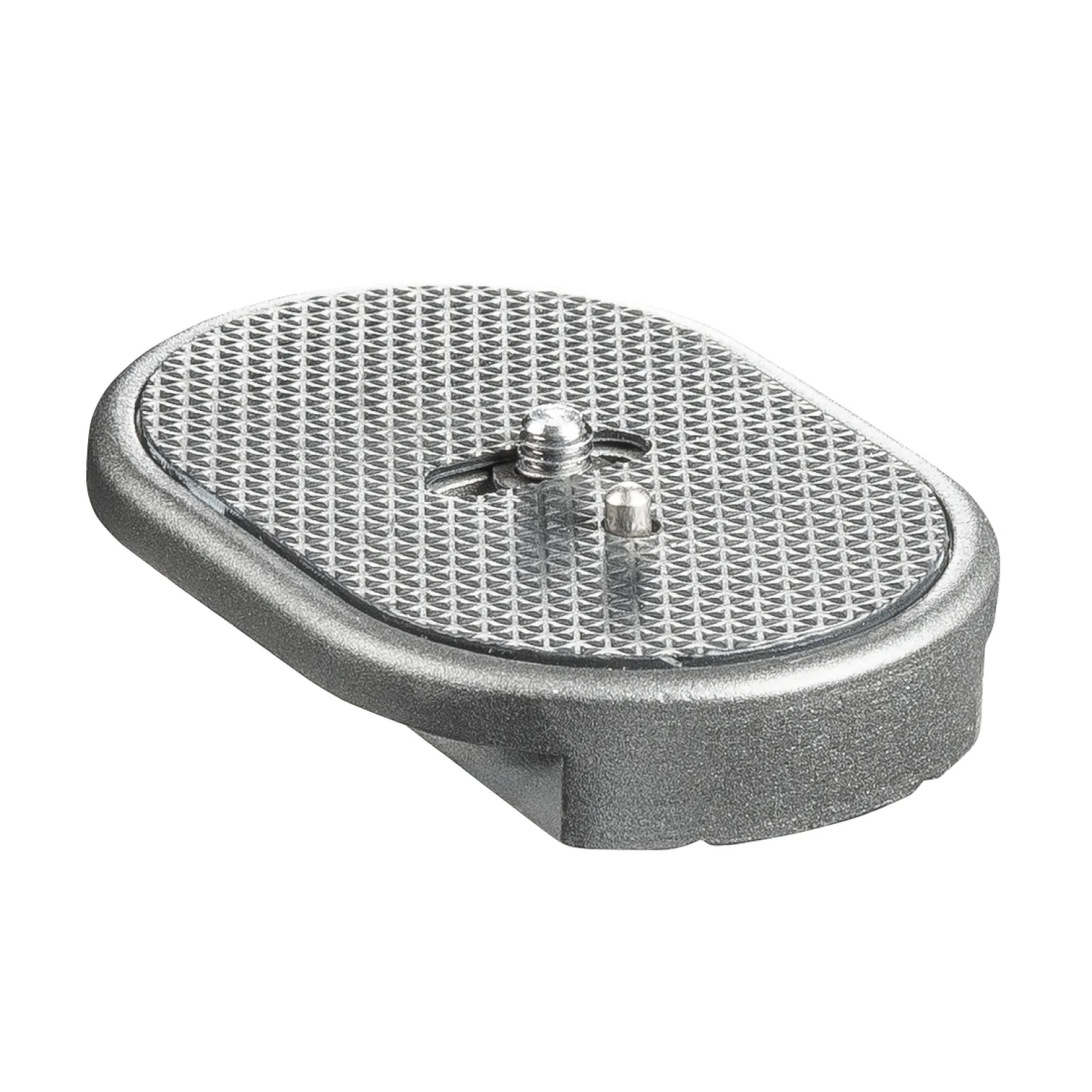 Mantona Schnellwechselplatte für ActionShot Stativkopf – Schnellwechsel Kameraplatte, 85x60x14 mm, 1/4 Zoll Kamera Anschluss, für ActionShot ActionGrip Kugelkopf