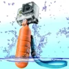 Mantona Schwimmender Handgriff - wasserdichtes Einbeinstativ für Action Kameras, Floating Hand Grip für Unterwasser & Tauchen - kompatibel mit GoPro Hero 11, 10, 9, 8, 7, 6