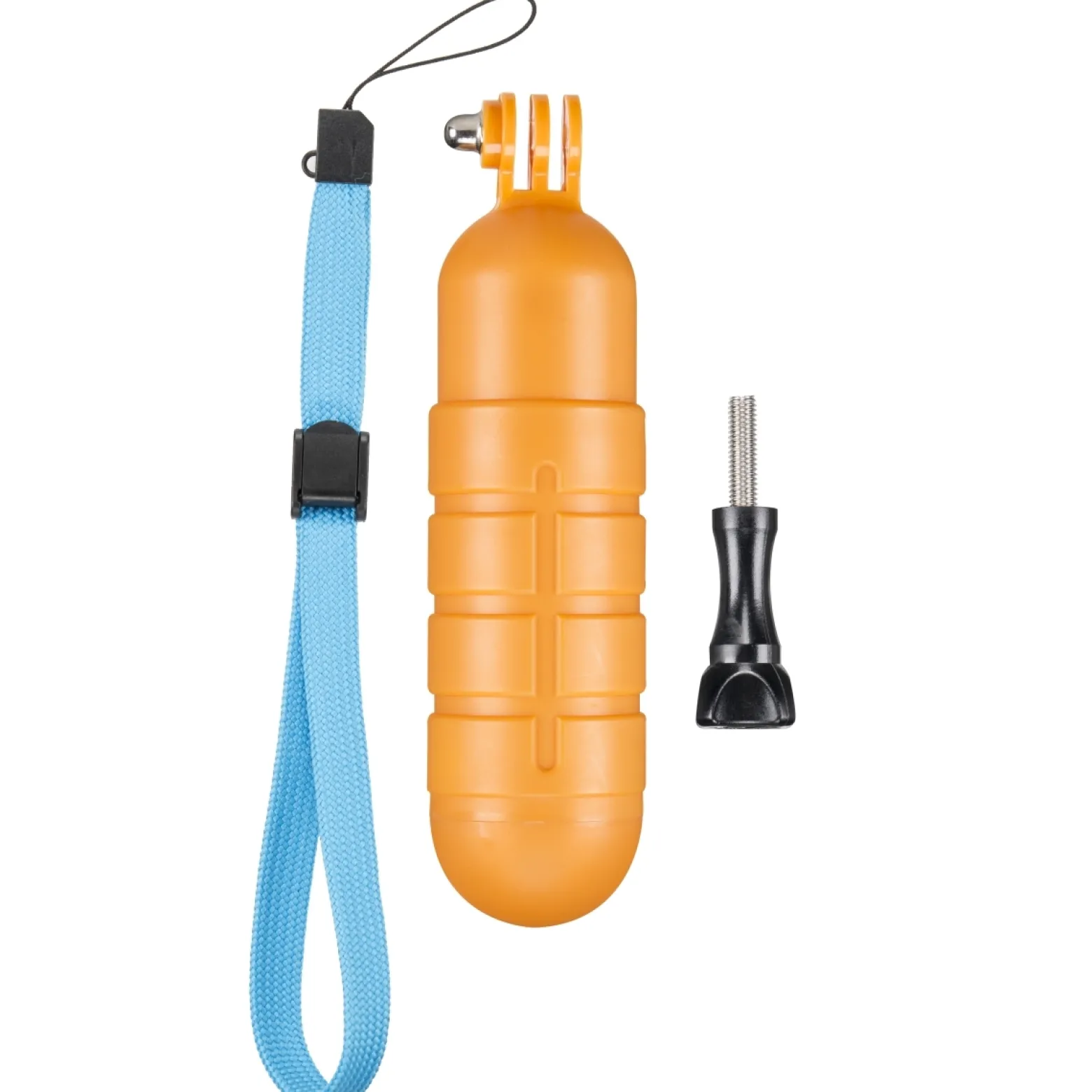Mantona Schwimmender Handgriff - wasserdichtes Einbeinstativ für Action Kameras, Floating Hand Grip für Unterwasser & Tauchen - kompatibel mit GoPro Hero 11, 10, 9, 8, 7, 6