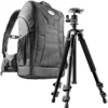 Mantona Scout Trekking 2in1 Set inkl. Fotorucksack Trekking und Kamerastativ Scout für DSLR- und Systemkameras