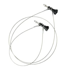 Mantona Sicherungsleinen Set Edelstahl 40-100 cm, für Action Cams kompatibel mit GoPro Hero 11 10 9 8 7 6 5 4 3+ Sicherheitsleine Universal