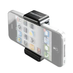 Mantona SmartStand Halterung für Smartphone inkl. 2x 1/4 Gewinde Stativadapter