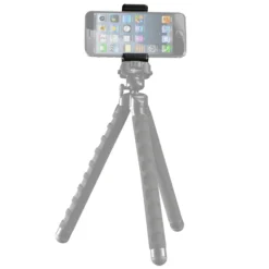 Mantona SmartStand Halterung für Smartphone inkl. 2x 1/4 Gewinde Stativadapter