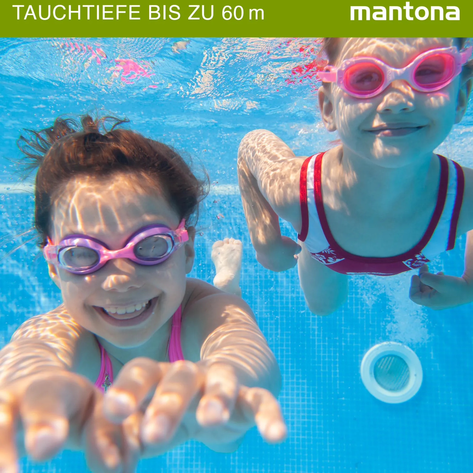 Mantona Soft Touch Magic Unterwassergehäuse kompatibel mit GoPro Hero 7 6 5 Black Action Cam, für Tauchen Schnorcheln und andere Unterwasser Anwendung