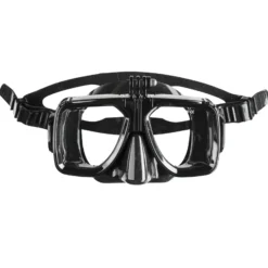 Mantona Taucherbrille mit Befestigung (kompatibel mit GoPro Hero 11 10 9 8 7 6 5 4 3+ 3 2 1, Session und andere kompatible Action Cams)