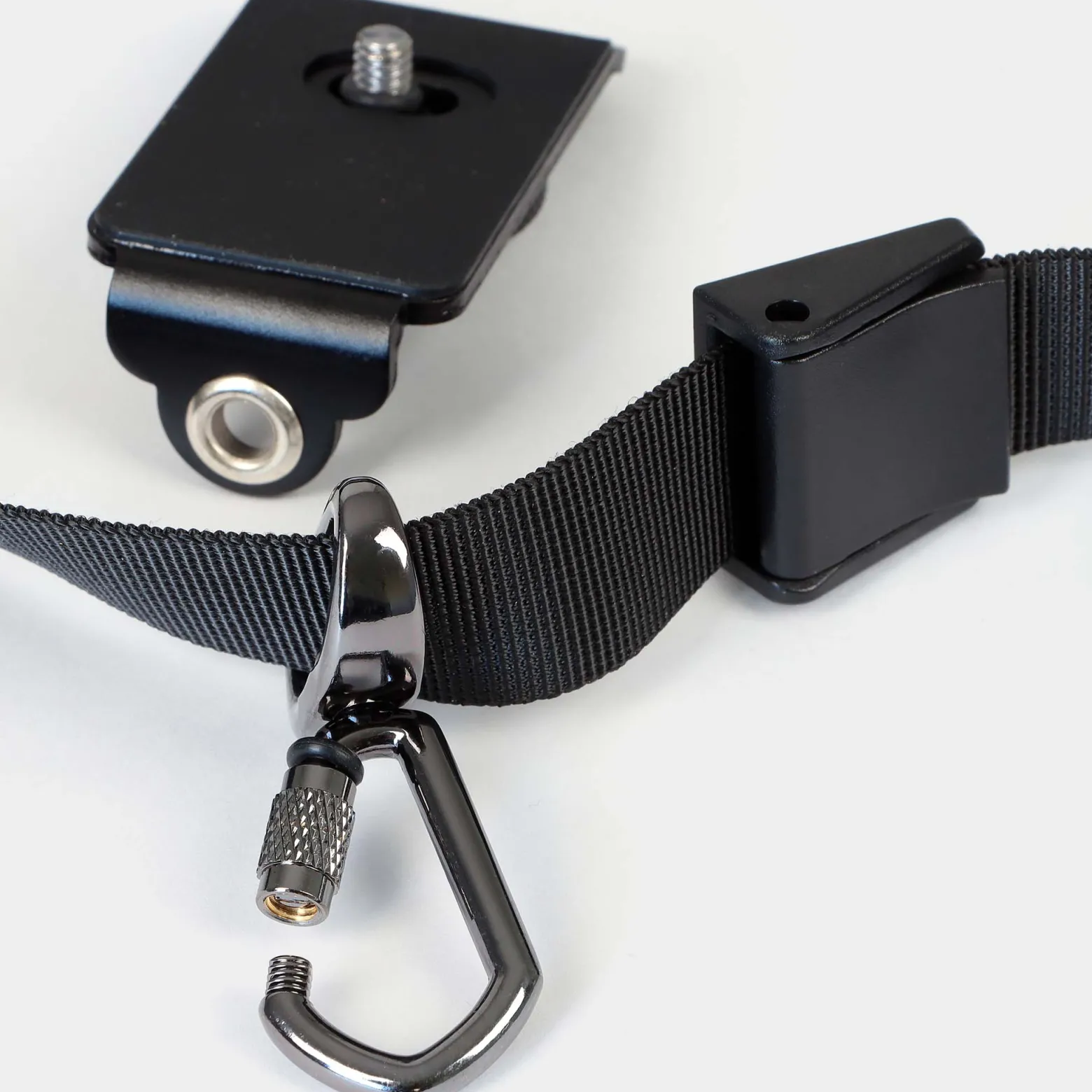 Mantona TWIN PADDY Quick Strap Kameragurt Länge verstellbar 112-163 cm, Tragegurt für Kameras max. Traglast 5 kg, Schultergurt mit 1/4 Zoll Standardgewinde
