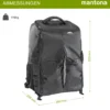 Mantona Universal Drohnen- & Kamerarucksack, Drohnen-Rucksack für Kamera Equipment, Fotorucksack für Flugdrohne, Multikopter, Systemkamera, Aufbewahrungstasche mit variablem Innenraum