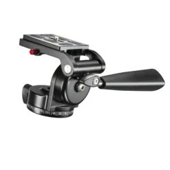 Mantona 3 Wege Neiger - 160 x 85 x 90 mm - max. Last 3 kg - 1/4" und 3/8" Anschluss - 3D Stativneiger inkl. Schnellwechselplatte - 3-Way-Pan für Fotografie und Videografie