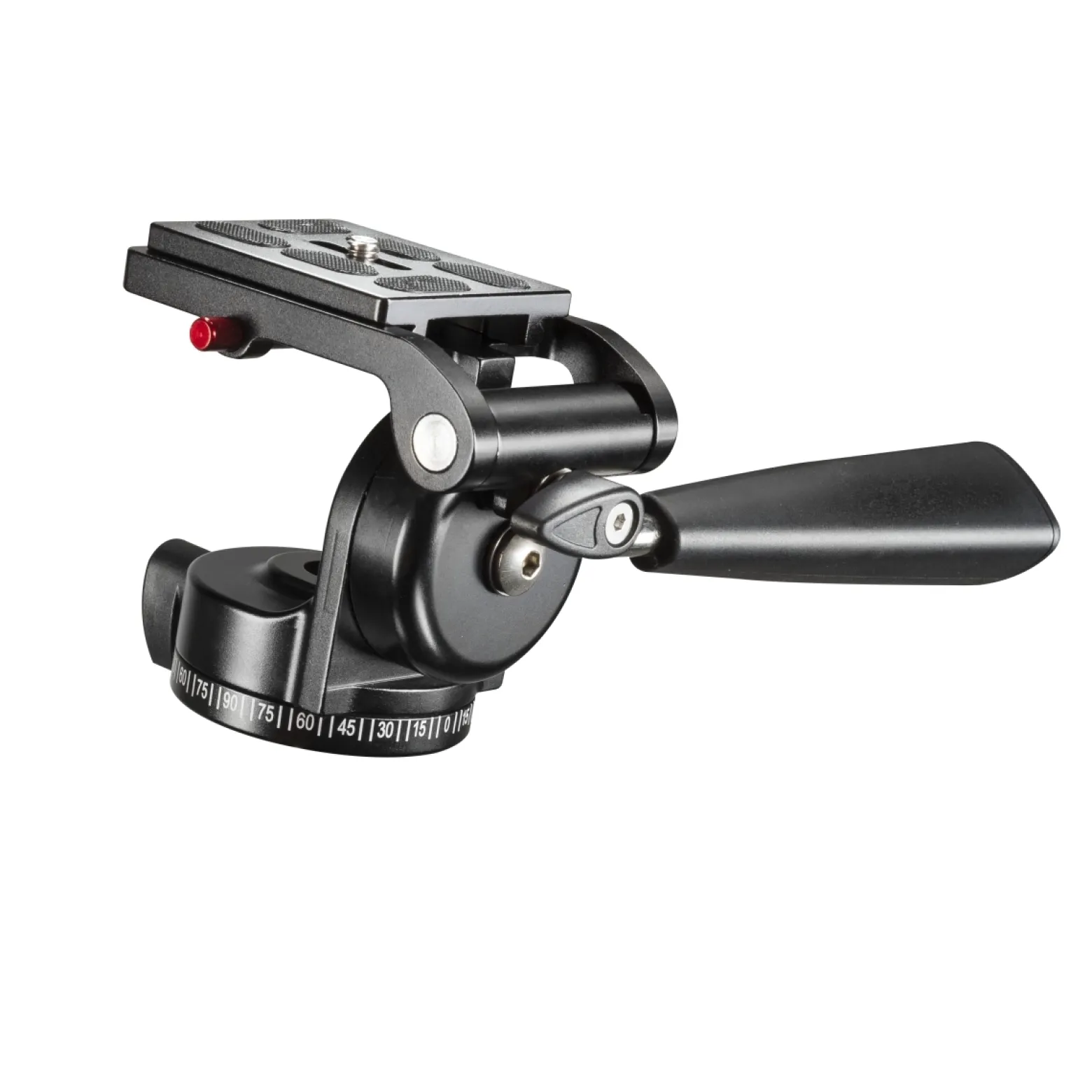Mantona 3 Wege Neiger - 160 x 85 x 90 mm - max. Last 3 kg - 1/4" und 3/8" Anschluss - 3D Stativneiger inkl. Schnellwechselplatte - 3-Way-Pan für Fotografie und Videografie