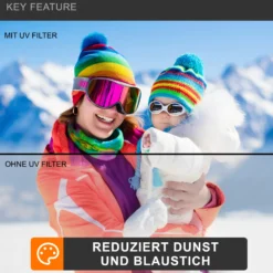 Massa UV Filter - 58 x 58 x 8 mm - für sattere Farben, verbesserte Schärfe und reduzierte UV-Strahlen - Foto Kamera Zubehör