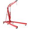 Motorheber Werkstattkran Getriebeheber Hebekran Ladekran klappbar Doppelpumpe 2000 kg Motorkran Schwerlastkran