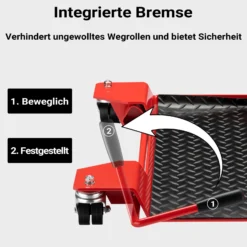 Motorrad Rangierhilfe Rangierschiene Rangierplatte Parkhilfe Motorradständer 60x42x7,5cm bis 250kg