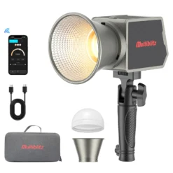 Multiblitz MB-PL LED 60B Fotolicht 60 W Bi Color COB LED Licht mit Akku