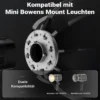 Multiblitz Octagon Softbox Ø 40 cm mit Mini Bowens Adapter inkl. Grid (Wabengitter) und Diffusor