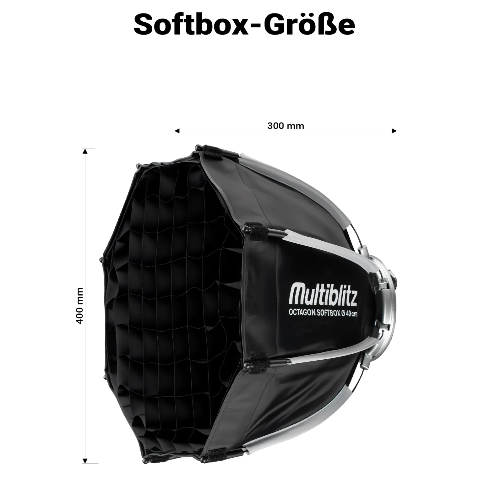 Multiblitz Set aus 2x LED 60B Fotolicht mit 2x FT-8051 Lampenstativ und 2x Octagon Softbox Ø 40 cm