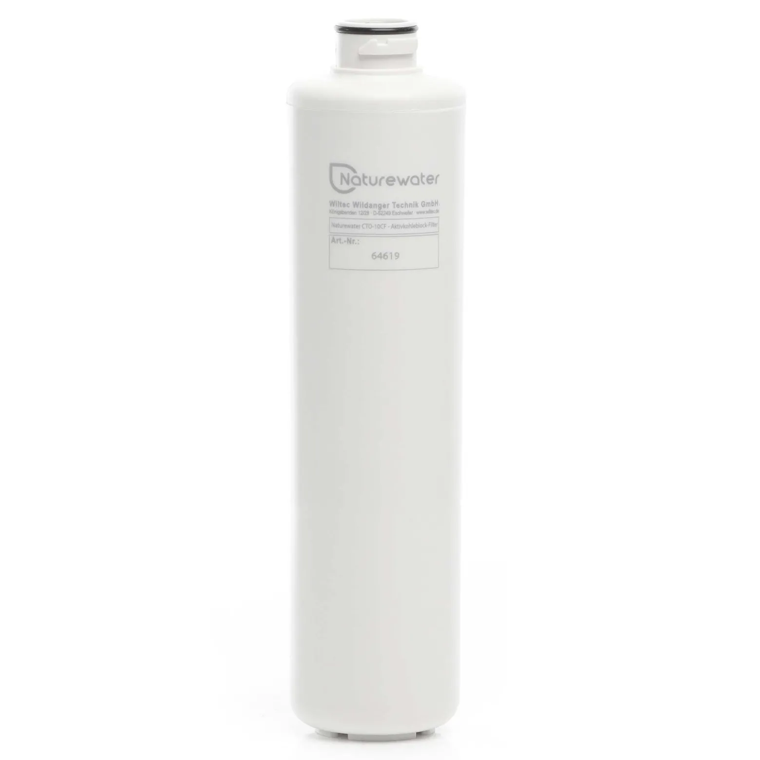 Naturewater CTO-10CF Aktivkohle Block Filter 10 Zoll (254 mm) 5 µ Ersatz Wasserfilter, Umkehrosmose Filter, Ersatz Filterkartusche, Trinkwasserfilter