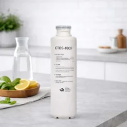 Naturewater CTOS-10CF gestinterter Aktivkohle Block Filter 10 Zoll (254 mm) 5 µ Ersatz Wasserfilter, Umkehrosmose Filter, Ersatz Filterkartusche, Trinkwasserfilter