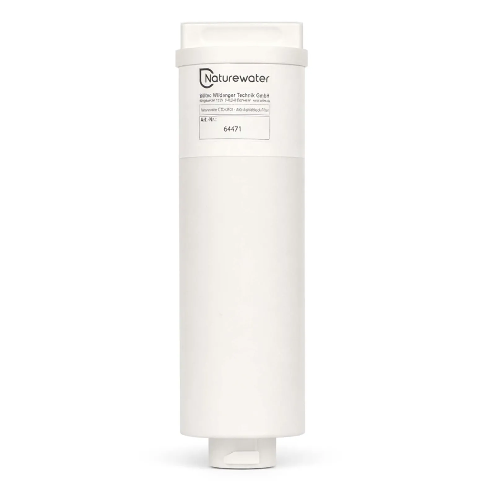 Naturewater CTO-UF01 Aktivkohle Block Filter 10 Zoll (254 mm) 5 µ Ersatz Wasserfilter, Umkehrosmose Filter, Ersatz Filterkartusche, Trinkwasserfilter