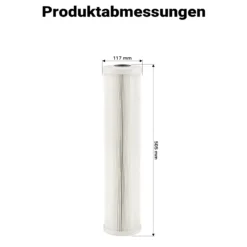 Naturewater Faltenfilterpatrone 20‘‘, Wasserfilter Kartusche für Wasseraufbereiter, Wasserfiltration für Trinkwasser, Wasser zuhause filtern