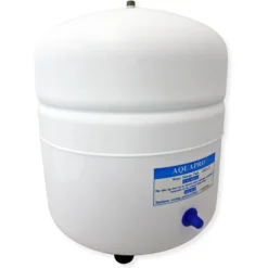Naturewater 3,2 G Stahl Wassertank (12,1 L) für Umkehrosmose Wasser, Container lebensmittelecht, Vorratsbehälter mit Membran aus Butylkautschuk
