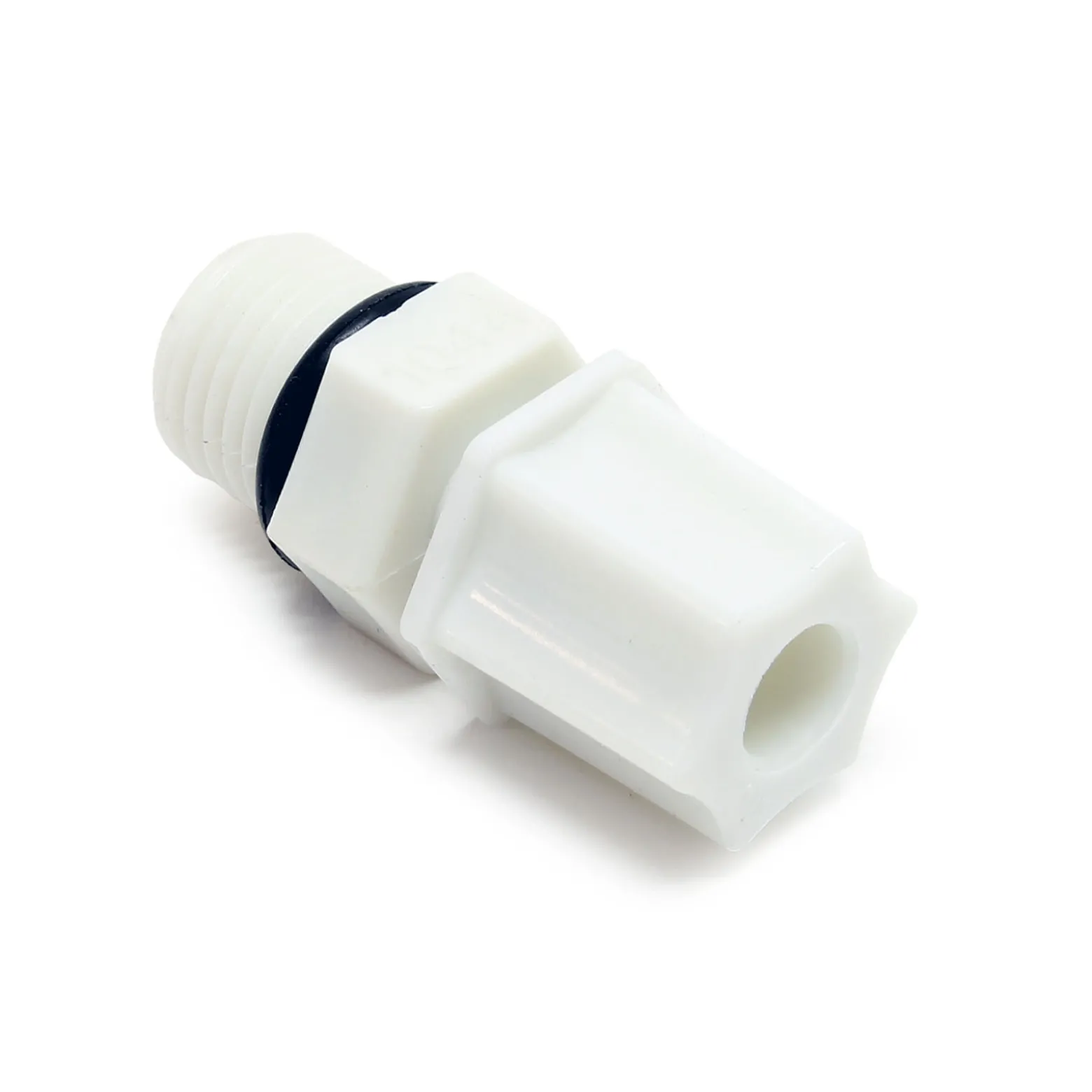 Naturewater Jaco Fitting für Schlauch 6,35 mm (1/4") und mit 13,12 mm (1/4") AG, für Trinkwasser Ultrafiltration Mikrofilter Umkehrosmose (RO)