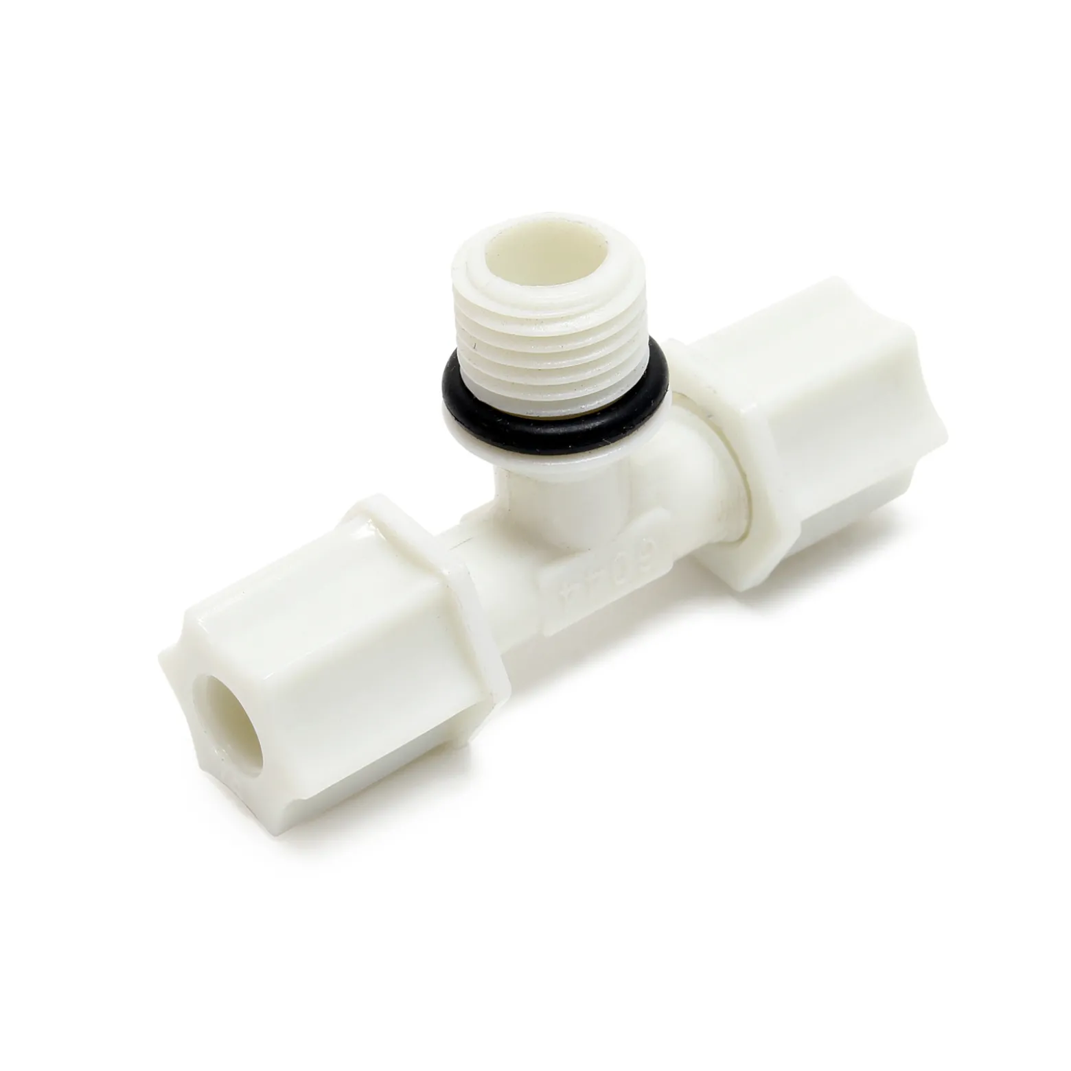 Naturewater Jaco T Fitting V2 für Schlauch mit 2x 6,35 mm Anschluss (1/4"), 12,7 mm Außengewinde (1/2"), für Trinkwasser Ultrafiltration Mikrofilter Umkehrosmose