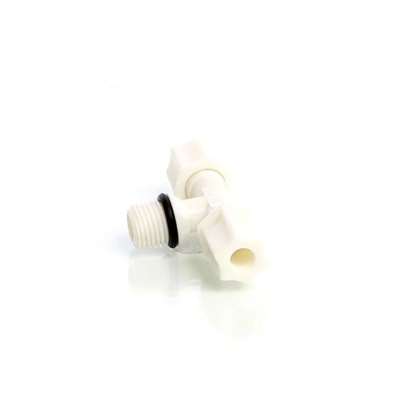 Naturewater Jaco T Fitting V2 für Schlauch mit 2x 6,35 mm Anschluss (1/4"), 12,7 mm Außengewinde (1/2"), für Trinkwasser Ultrafiltration Mikrofilter Umkehrosmose