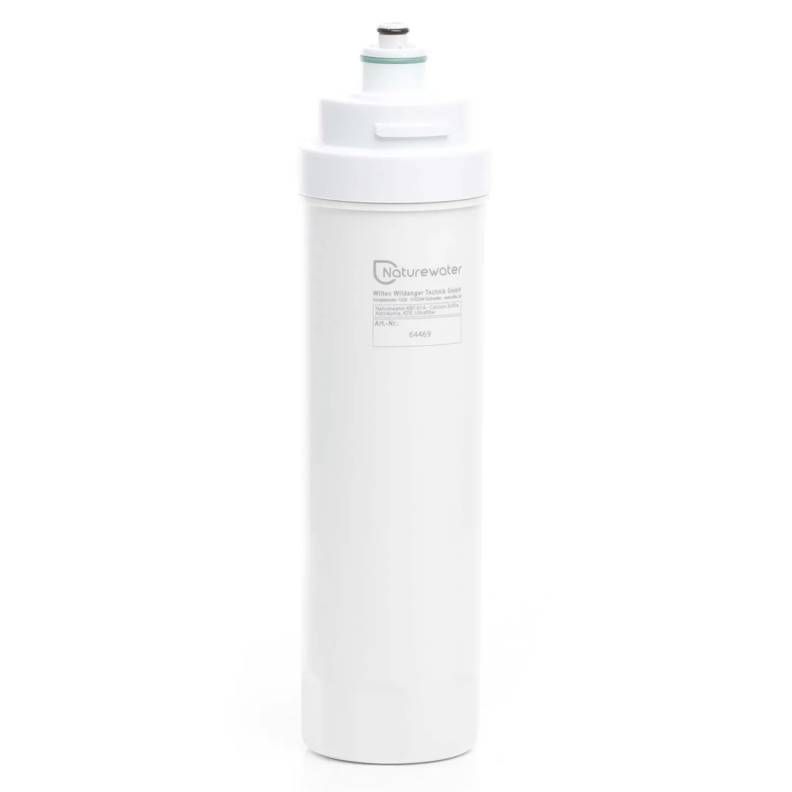 Naturewater KBF-01A Mischfilter mit 4 Stufen Calciumsulfite, Aktivkohle, KDF und Ultrafilter 0,01 µ, Wasserfilter für sauberes Trinkwasser