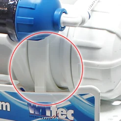 Naturewater Klammer 67 x 68 x 12 mm, Innen Ø 58 mm groß für Osmosepatronen und Wasserfilter zum leichten Austausch
