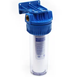 Naturewater NW-BR10A 1 Stufen Wasserfilter, 5 µ, 32,89 mm (1") Filtereinsatz, Ø60 mm PP Kartusche, Filter Wandhalterung, Filterschlüssel, Sedimentfilter