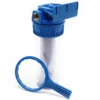 Naturewater NW-BR10A 1 Stufen Wasserfilter, 5 µ, 20,67 mm (1/2") Filtereinsatz, Ø60 mm PP Kartusche, Filter Wandhalterung, Filterschlüssel, Sedimentfilter