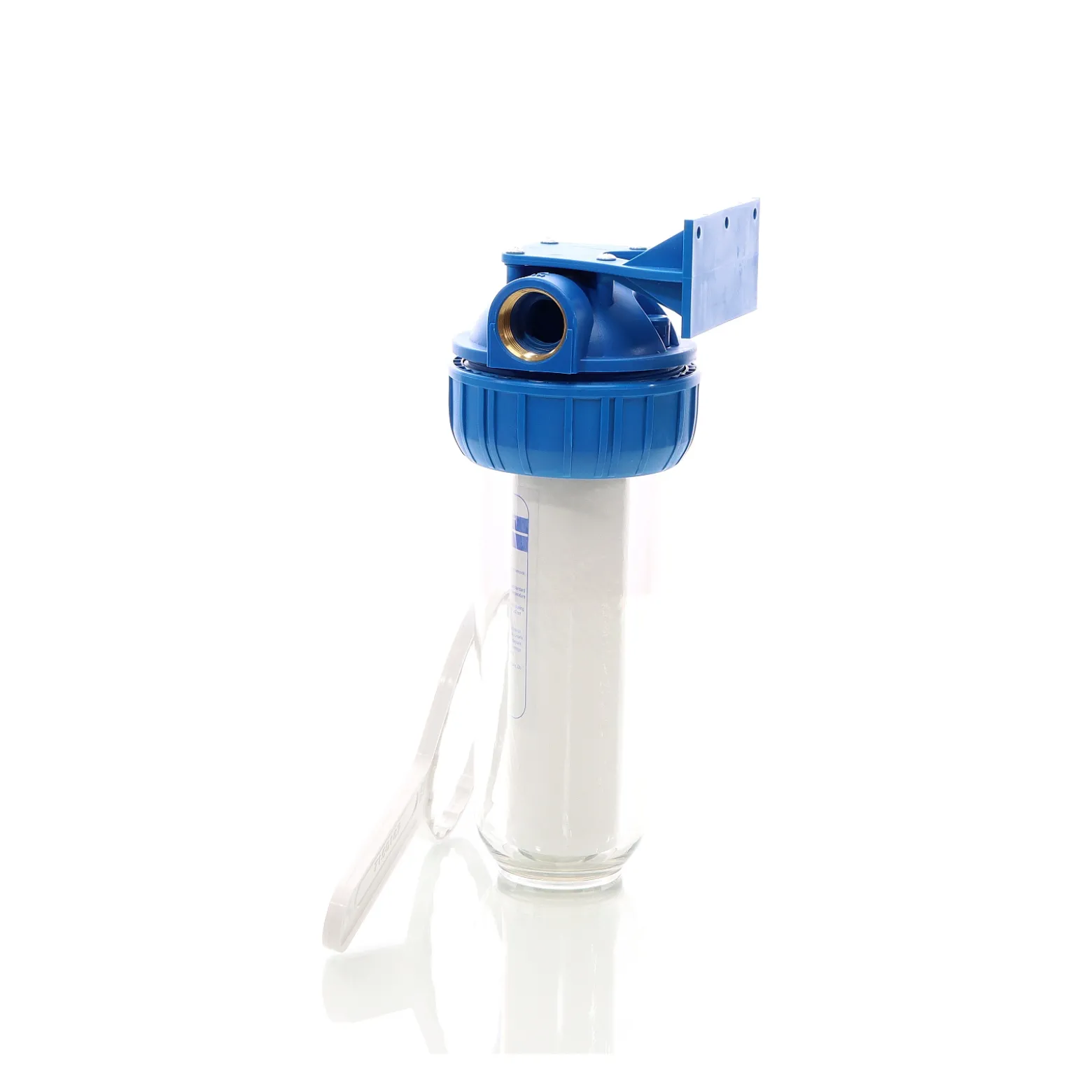 Naturewater NW-BR10B-S 1 Stufen Wasserfilter, 5 µ, 32,89 mm (1") Filtereinsatz, Ø60 mm PP Kartusche, Filter Wandhalterung, Filterschlüssel, Sedimentfilter