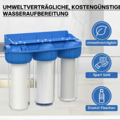 Naturewater NW-BR10B4 3 Stufen Wasserfilter, 5 µ, 26,16 mm (3/4